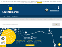 Tablet Screenshot of leuchtenland.com